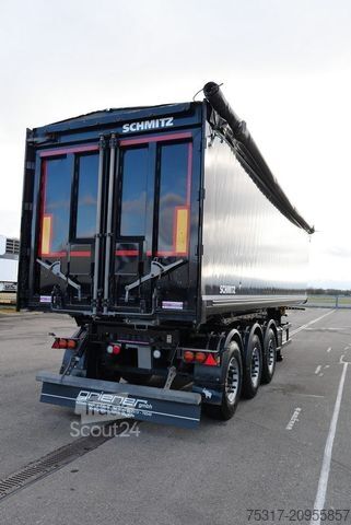 Semi-remorque benne SCHMITZ CARGOBULL SKI 24 SL 9,6/ 55 m³ MULTITÜRE 6300 kg GETREIDE