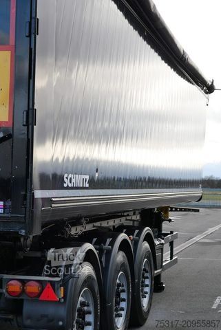 Semi-remorque benne SCHMITZ CARGOBULL SKI 24 SL 9,6/ 55 m³ MULTITÜRE 6300 kg GETREIDE