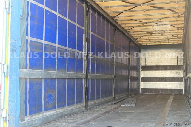 Semirimorchio con telone KÖGEL S 24 Pritsche Plane Edscha SAF-Achsen