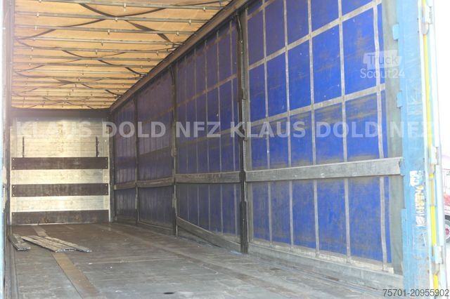 Semirimorchio con telone KÖGEL S 24 Pritsche Plane Edscha SAF-Achsen