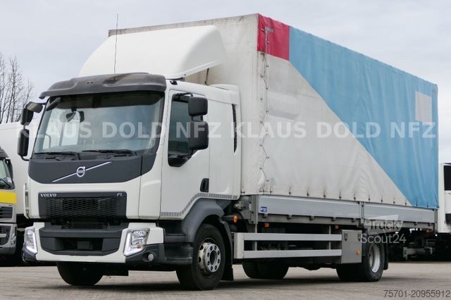 Camion cu platformă și prelată VOLVO FL 280 Pritsche Plane Edscha Bordwände LBW EU6