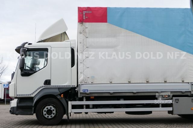 Camion cu platformă și prelată VOLVO FL 280 Pritsche Plane Edscha Bordwände LBW EU6