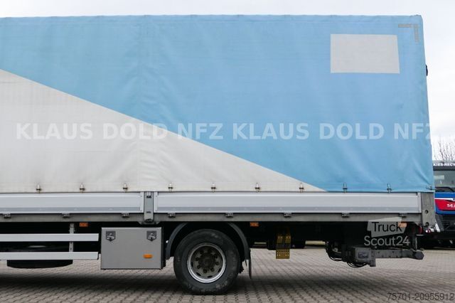 Camion cu platformă și prelată VOLVO FL 280 Pritsche Plane Edscha Bordwände LBW EU6