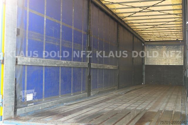 Semirimorchio con telone KÖGEL S 24 Pritsche Plane Edscha SAF-Achsen