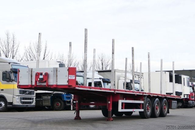 Remorque semi-plateforme de travail Bartoletti FD111S Platto Liftachse
