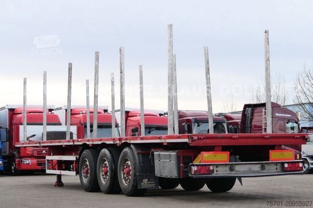 Remorque semi-plateforme de travail  Bartoletti FD111S Platto Liftachse