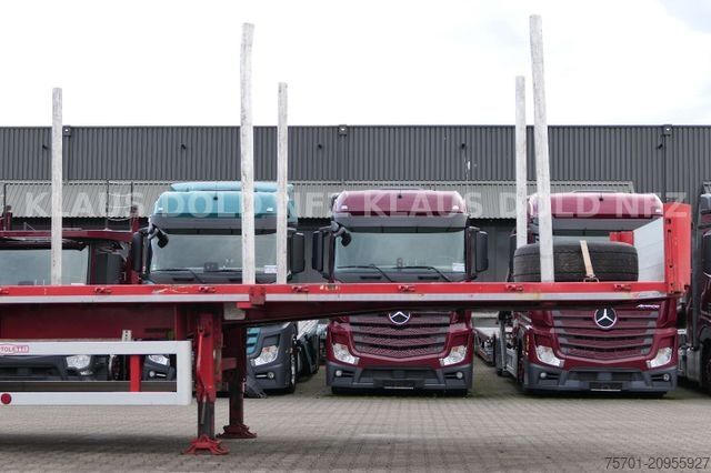 Remorque semi-plateforme de travail  Bartoletti FD111S Platto Liftachse