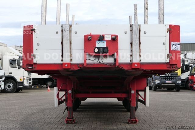 Remorque semi-plateforme de travail  Bartoletti FD111S Platto Liftachse