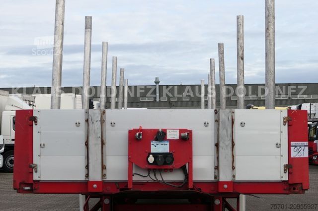 Remorque semi-plateforme de travail  Bartoletti FD111S Platto Liftachse