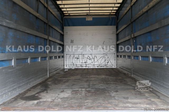 Camión plataforma con toldo IVECO 120E25 Eurocargo Pritsche Plane Bordwände LBW E5