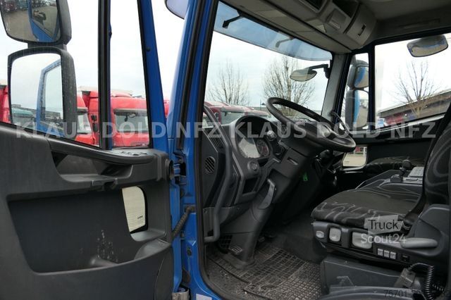 Camión plataforma con toldo IVECO 120E25 Eurocargo Pritsche Plane Bordwände LBW E5