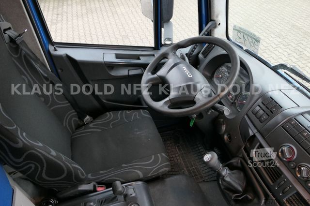 Camión plataforma con toldo IVECO 120E25 Eurocargo Pritsche Plane Bordwände LBW E5