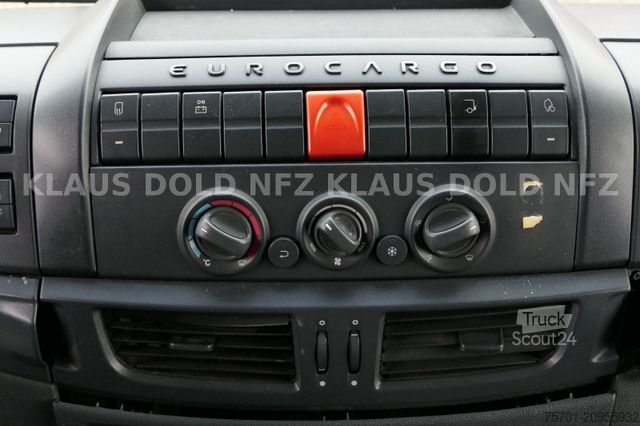 Camión plataforma con toldo IVECO 120E25 Eurocargo Pritsche Plane Bordwände LBW E5