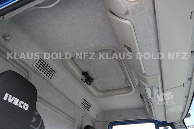Camión plataforma con toldo IVECO 120E25 Eurocargo Pritsche Plane Bordwände LBW E5