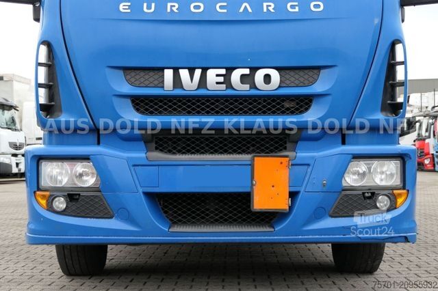 Camión plataforma con toldo IVECO 120E25 Eurocargo Pritsche Plane Bordwände LBW E5