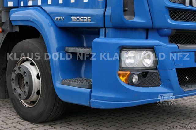 Camión plataforma con toldo IVECO 120E25 Eurocargo Pritsche Plane Bordwände LBW E5