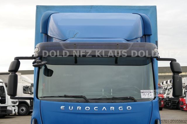 Camión plataforma con toldo IVECO 120E25 Eurocargo Pritsche Plane Bordwände LBW E5