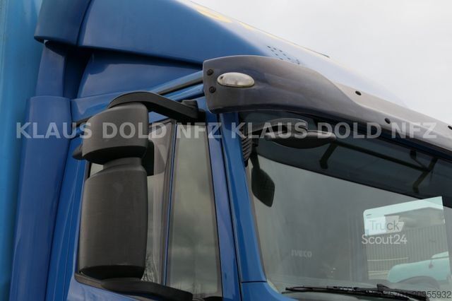 Camión plataforma con toldo IVECO 120E25 Eurocargo Pritsche Plane Bordwände LBW E5