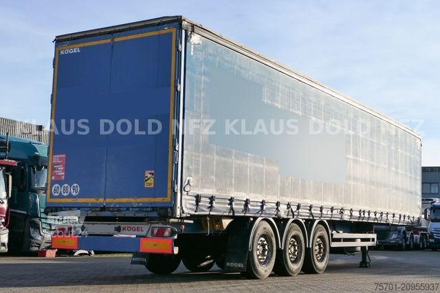 Auflieger mit Pritsche & Plane KÖGEL S 24 Pritsche Plane Edscha SAF-Achsen