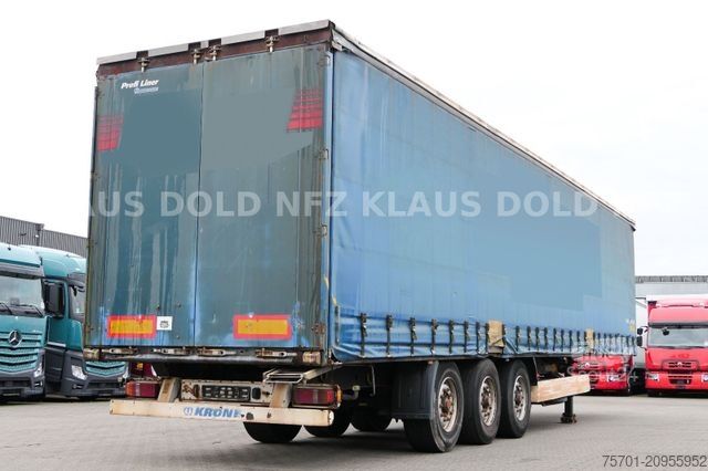 Відкритий напівпричіп з тентом KRONE SD Pritsche Plane Scheibenbremsen