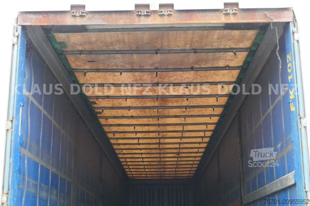 Відкритий напівпричіп з тентом KRONE SD Pritsche Plane Scheibenbremsen