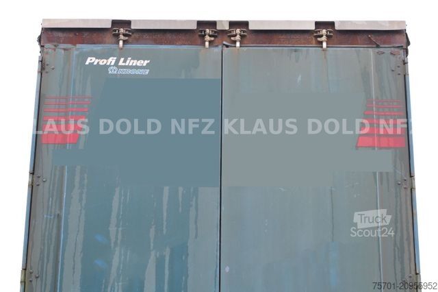 Відкритий напівпричіп з тентом KRONE SD Pritsche Plane Scheibenbremsen