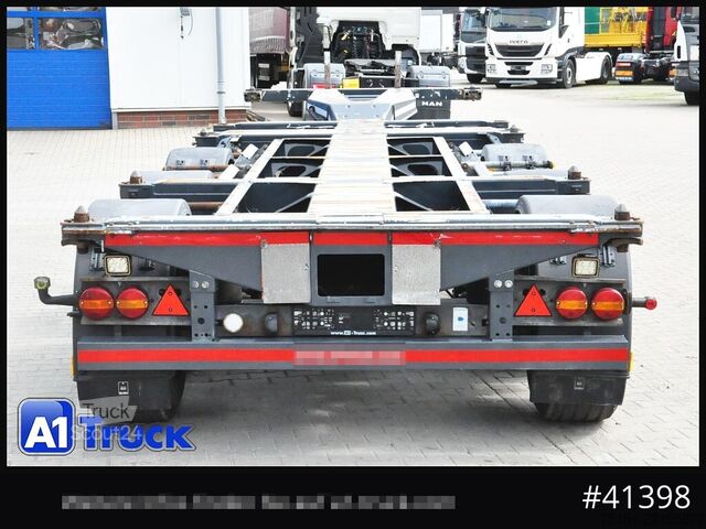 Wissellaadbak oplegger D-TEC VCC-01, Multi, 2 x Liftachse, TÜV 06/2026, Mittelausschub