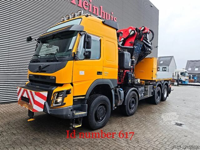 Vrachtwagen met kraan Volvo FMX 500 8x6 Fassi F1650 RA.2.28 8 x Hydr. Jip 6...