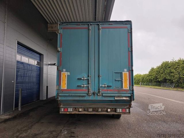Sættevogn med walking floor REISCH 65 cbm Schubboden , BPW trommel, ALCOA LM Felgen