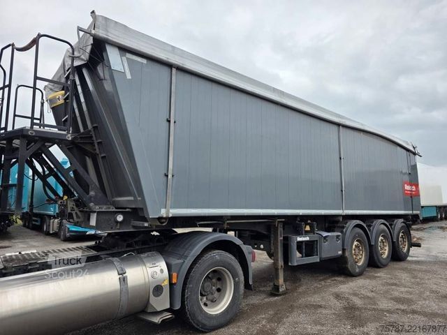 Semirimorchio ribaltabile REISCH 49 cbm Getreidekipper, SAF Trommel, Lift