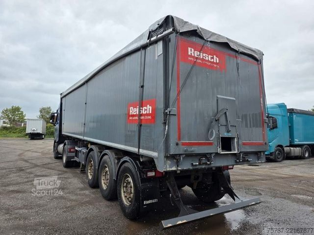 Semirimorchio ribaltabile REISCH 49 cbm Getreidekipper, SAF Trommel, Lift