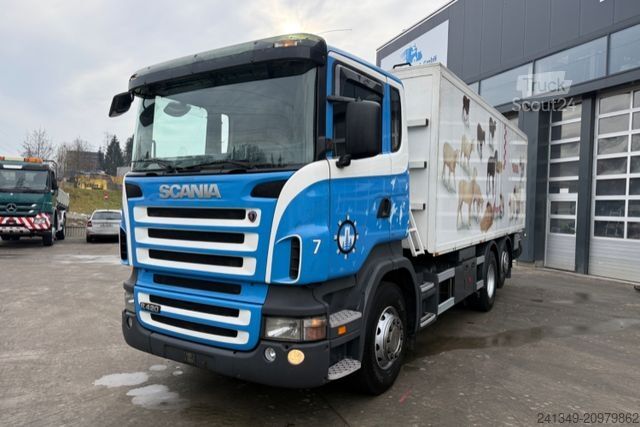Speciális rendeltetésű teherautó SCANIA R420 6x2 Kippkasten Gebläse & Schleuse