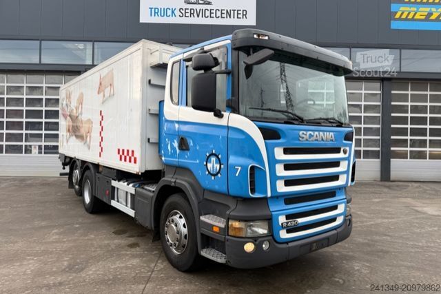 Speciális rendeltetésű teherautó SCANIA R420 6x2 Kippkasten Gebläse & Schleuse