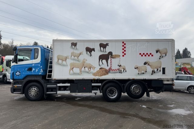 Speciális rendeltetésű teherautó SCANIA R420 6x2 Kippkasten Gebläse & Schleuse