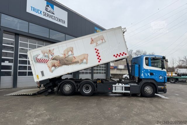 Speciális rendeltetésű teherautó SCANIA R420 6x2 Kippkasten Gebläse & Schleuse