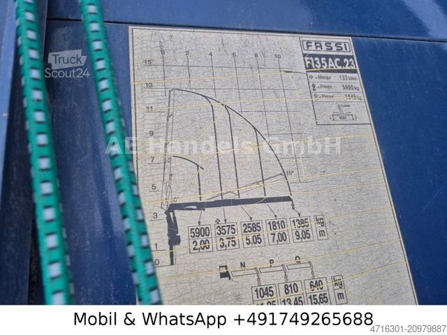 Kipper LKW MERCEDES-BENZ Actros 1846L LL 4x2 TwoSide|Fassi F135C|Retarder