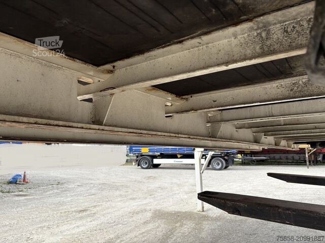 Wisselbrug met laadbakWisselbrug met open laadbakWechselbrücke met laadvloerWechselbrücke met platte Krone BDF 7,45m Baustoff Bordwand + Türen