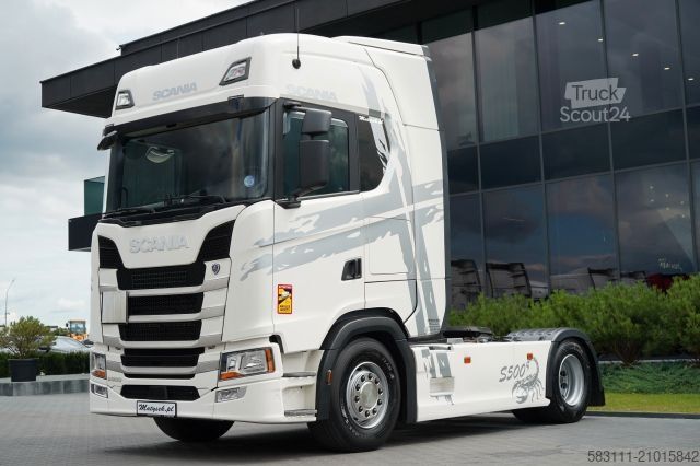 Standard tractor unit SCANIA S 500 / HYDRAULIKA / ADR / RETARDER / I-PARK COO