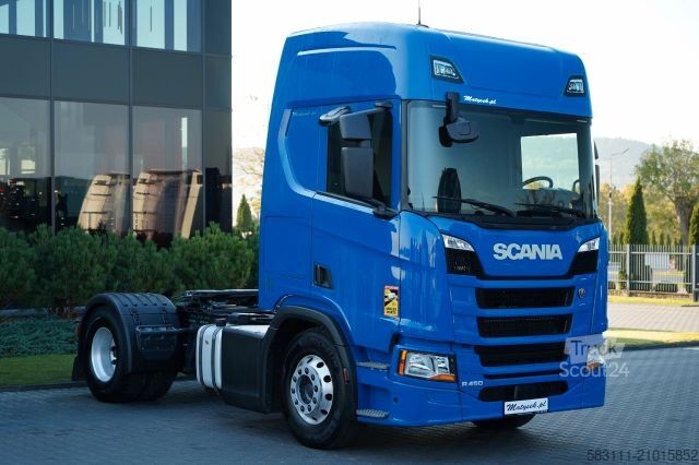 Standard tractor unit SCANIA R 450 / RETARDER / HYDRAULIKA / I-PARK COOL / AL