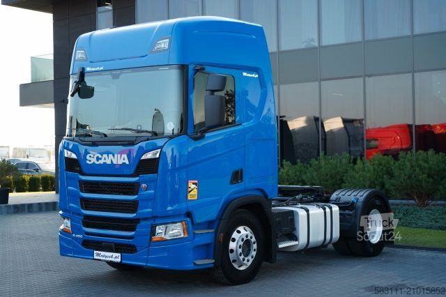 Standard tractor unit SCANIA R 450 / RETARDER / HYDRAULIKA / I-PARK COOL / AL