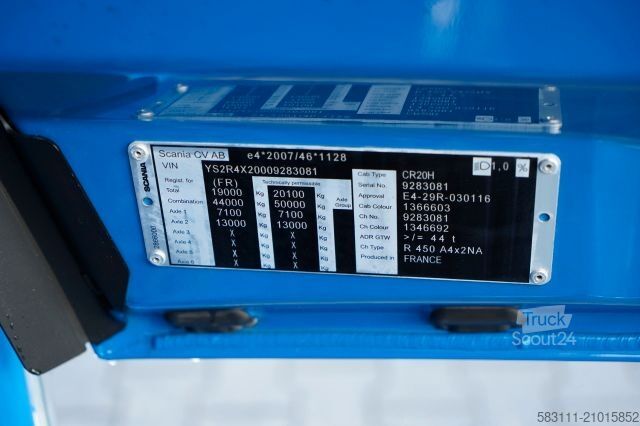 Standard tractor unit SCANIA R 450 / RETARDER / HYDRAULIKA / I-PARK COOL / AL