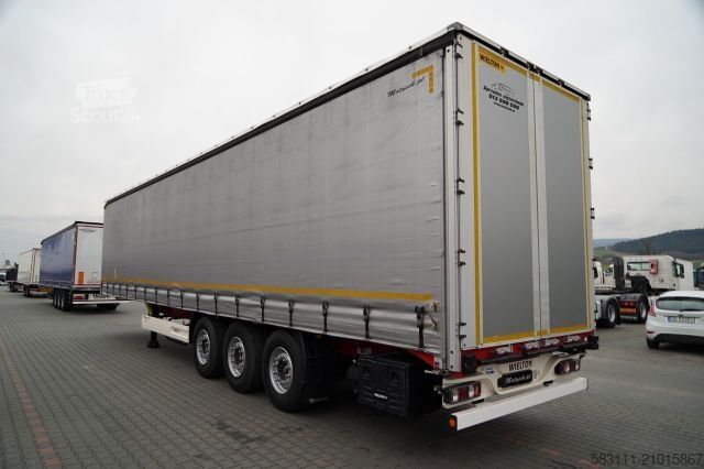 Open oplegger met zeil WIELTON FIRANKA STANDARD / MULDA DO STALI - 9 M / O? POD