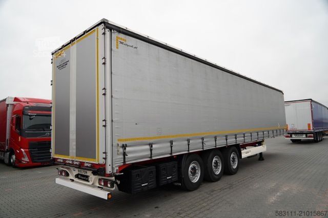 Open oplegger met zeil WIELTON FIRANKA STANDARD / MULDA DO STALI - 9 M / O? POD