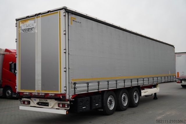 Open oplegger met zeil WIELTON FIRANKA STANDARD / MULDA DO STALI - 9 M / O? POD