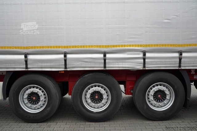 Open oplegger met zeil WIELTON FIRANKA STANDARD / MULDA DO STALI - 9 M / O? POD