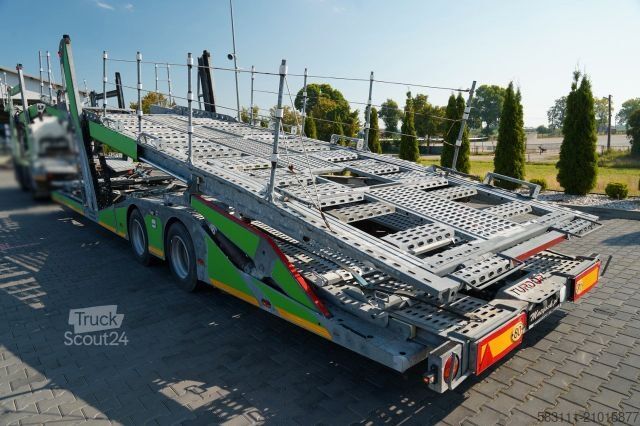 Automobilių pervežimo puspriekabė  ROLFO / AUTOTRANSPORTER  / LORA  / AUTOLAWETA /