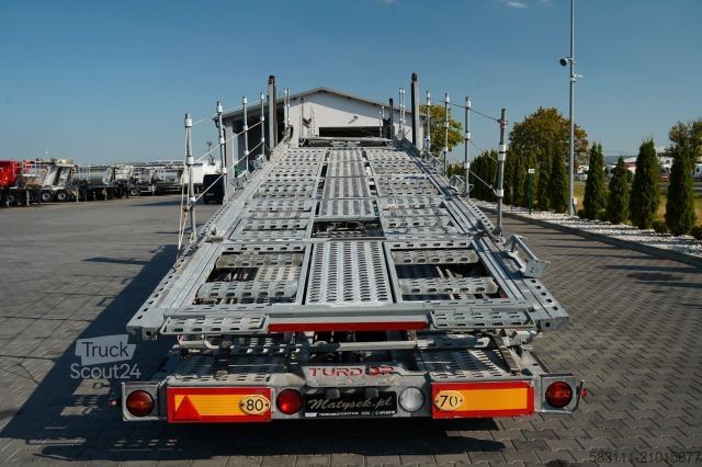 Automobilių pervežimo puspriekabė  ROLFO / AUTOTRANSPORTER  / LORA  / AUTOLAWETA /