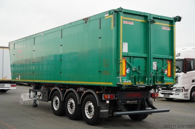 Semi-remorque benne KEMPF WYWROTKA 60m3 / KLAPO DRZWI / O? PODNOSZONA / 20