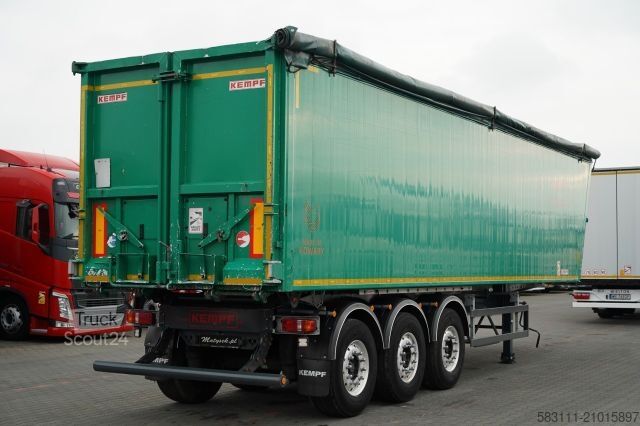 Semi-remorque benne KEMPF WYWROTKA 60m3 / KLAPO DRZWI / O? PODNOSZONA / 20