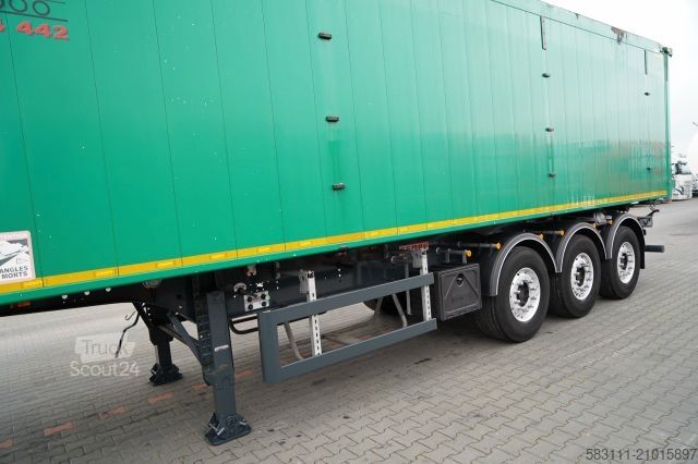 Semi-remorque benne KEMPF WYWROTKA 60m3 / KLAPO DRZWI / O? PODNOSZONA / 20